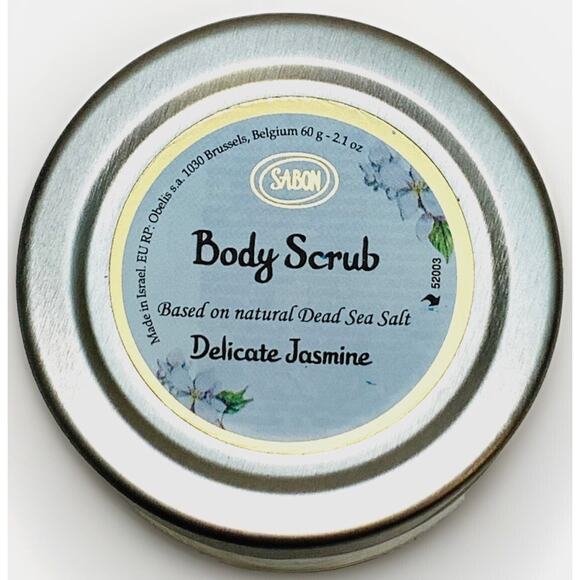 New! SABON  Body Scrub  - Delicate Jasmine - 60g Travel size - Picture 1 of 4